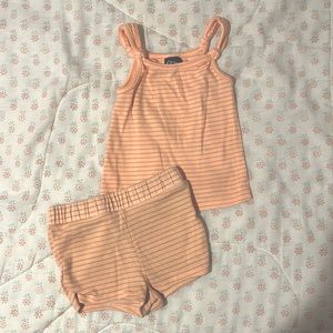Baby girl toddler outfit set